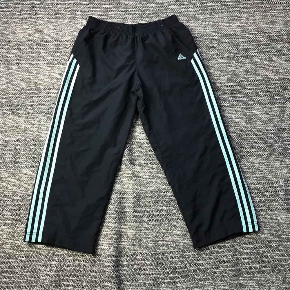 Adidas Womens Small Blue & Teal Athletic Pants
